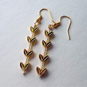 Gold Leaf Earrings